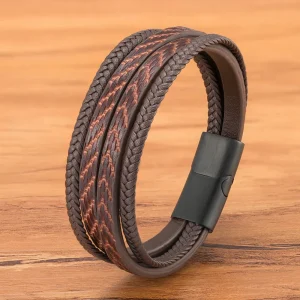 Bracelet Cuir Vintage Steampunk