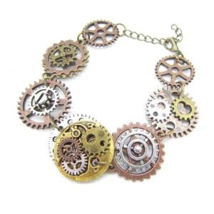 Bracelet Steampunk Gears
