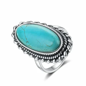Bague Victorienne - Turquoise au charme d' Antan
