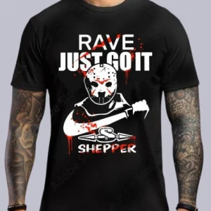 TEE-SHIRT RAVE modèle JASON VENDREDI 13 (impression Devant)