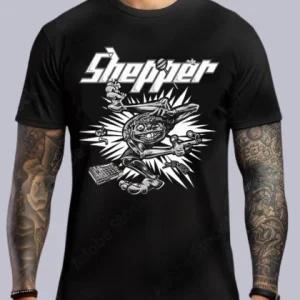 TEE-SHIRT RAVE modèle LAMPE FRONTALE (impression devant)