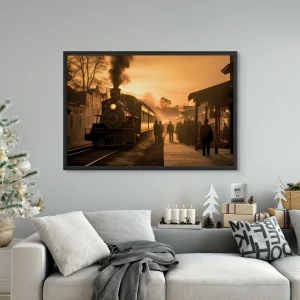 Tableau Train Vapeur - ère victorienne