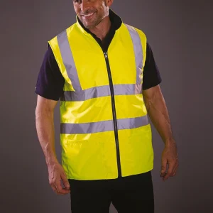 Bodywarmer réversible haute visibilité