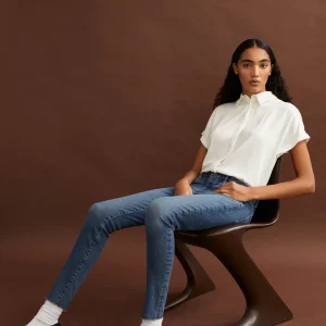 Blouse en lenzing ecovero larisaana · blanc cassé