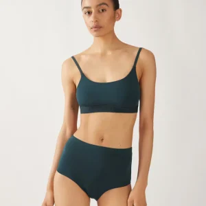 Culotte taille haute en tencel modal birtaa · bleu sarcelle