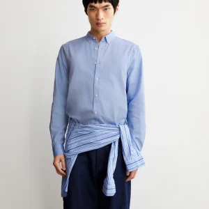 Chemise en coton bio quaasa · bleu