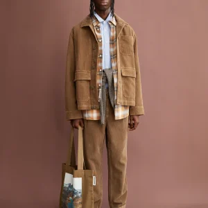 Veste en velours de coton bio avaan · beige