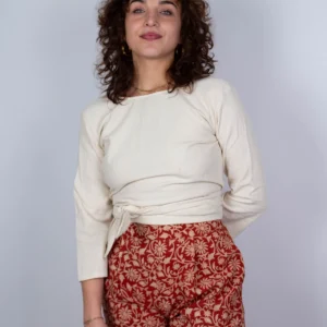 Top Benares en coton bio Kala Cotton · écru