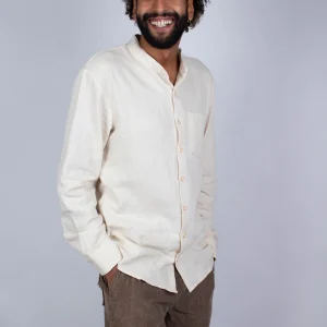 Chemise Daramshala en coton bio Kala Cotton · écru
