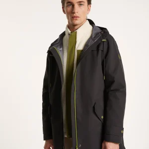 Imperméable en polyester recyclé · noir