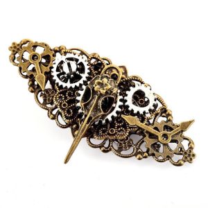 Broche Steampunk  Raven
