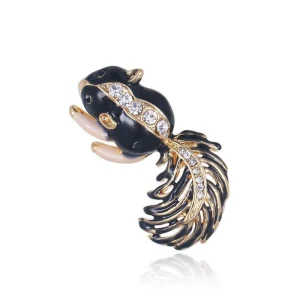 Broche Steampunk  Ecureuil