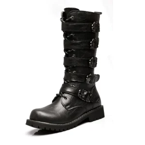 Chaussures Moto Vintage Homme - Bottes Steampunk