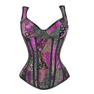 Corset Violet - Steampunk Éblouissant