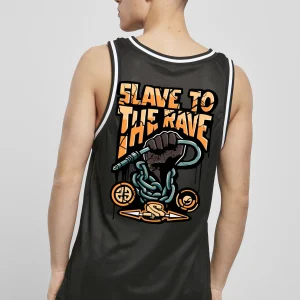 DEBARDEUR MESH SLAVE TO THE RAVE