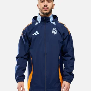 Veste coupe-vent Real Madrid 2024/2025 - Bleu
