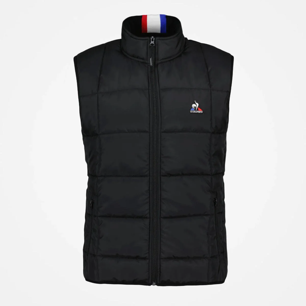 Doudoune sans manches Le Coq Sportif Tricolore - Noir – Image 3