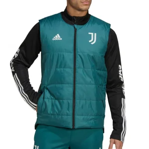 Doudoune sans manches Juventus réversible 2022 - Vert