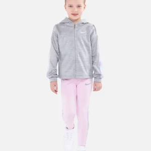 Ensemble Nike fille Therma-Fit - Gris/Rose