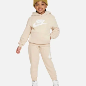 Ensemble survêtement Nike Club Fleece Enfant -Beige /Blanc