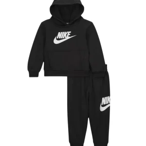 Ensemble survêtement Nike Club Fleece Enfant - Noir/Blanc