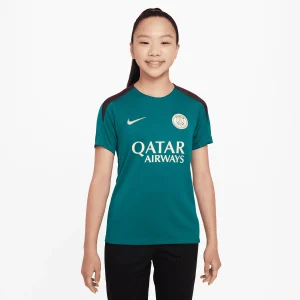 Maillot d'entrainement PSG Junior - Vert/Bordeaux