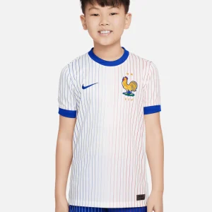 Maillot Extérieur Equipe de France Junior 2024 - Blanc/Bleu/Rouge