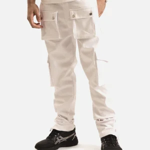 Pantalon Cargo ADJ - Blanc