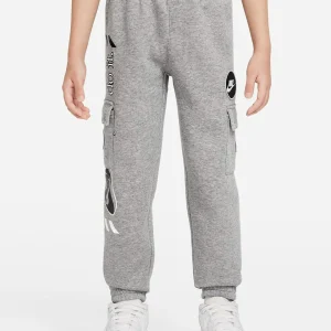 Pantalon Nike Fleece Cargo Enfant - Gris/Noir