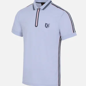 Polo FK Teams - Gris/Noir/Rose