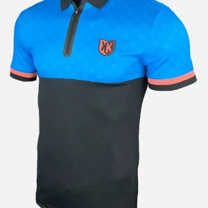 Polo FK Gomorra - Noir/Bleu/Orange