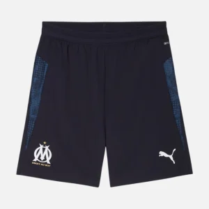 Short d'entraînement OM 2025/2026 - Marine/Bleu Ciel