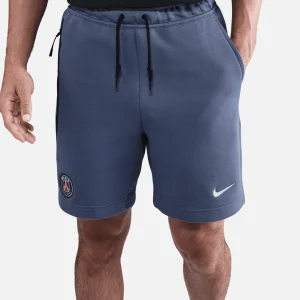 Short PSG Tech Fleece 2025/2026 - Bleu