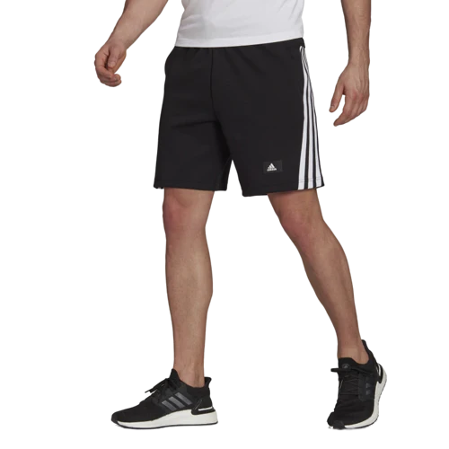 Short Adidas Sportswear 3 Stripes - Noir/Blanc – Image 2