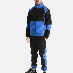 Survêtement ADJ -Noir/Bleu