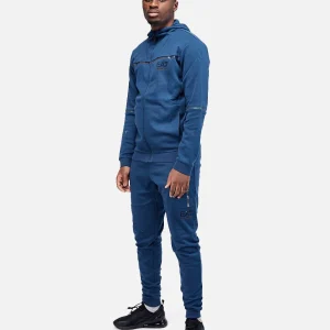 Survêtement EA7 Tracksuit Hoodie Ventus 7 - Bleu