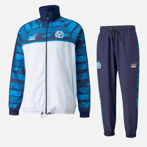 Survêtement OM Héritage King - Bleu/Blanc