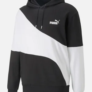 Sweat à capuche Puma Power - Noir/Blanc