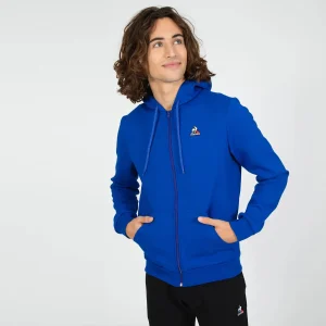 Sweat à Capuche Zippé Le Coq Sportif Essentiels - Bleu