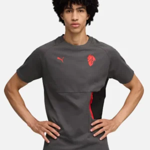 T-shirt AC Milan avec poche 2025/2026 - Gris