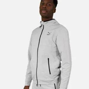 Veste à capuche Puma Woven - Gris