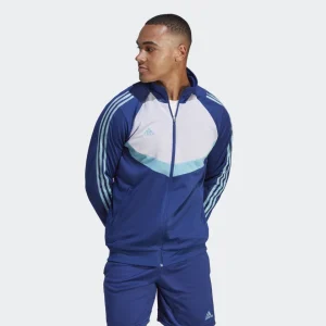Veste Adidas Tiro - Bleu/Blanc