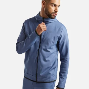 Veste à capuche Nike Tech Fleece Lightweight - Bleu/Noir