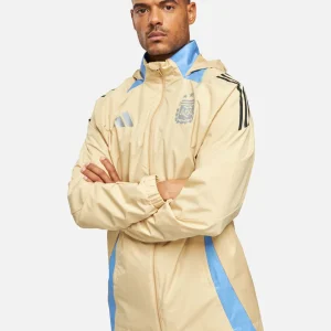 Veste Coupe-Vent Argentine - Beige/Bleu