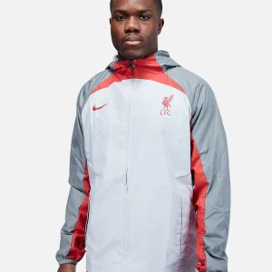 Veste Coupe-Vent Liverpool AWF - Gris/Rouge