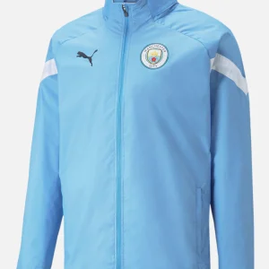 Veste Coupe Vent Manchester City - Bleu/Blanc