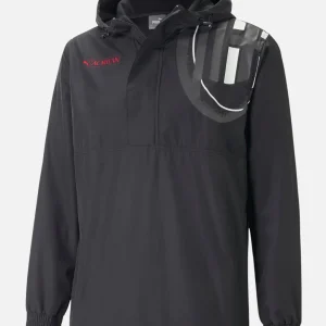 Veste Coupe-Vent Milan AC - Noir/Blanc/Noir