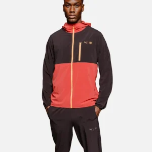 Veste Coupe-Vent Puma First Mile - Rouge/Noir/Orange