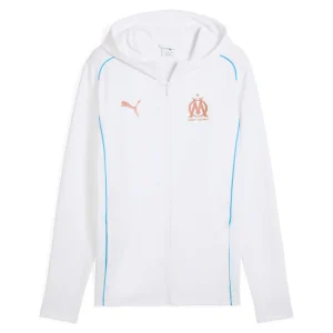 Veste de survêtement OM 2024/2025 - Blanc