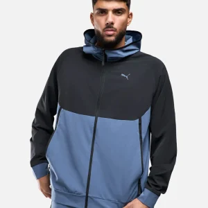 Veste de survêtement Puma Tech - Noir/Bleu